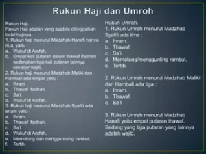 Perbedaan Haji dan Umroh Memahami Rukun, Waktu, dan Keutamaannya